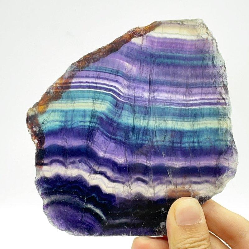 Beautiful Rainbow Fluorite Slab Wholesale -Wholesale Crystals