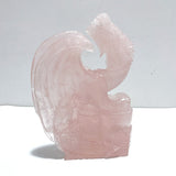 Beautiful Rose Quartz Flying Dragon Castle Carving - Wholesale Crystals