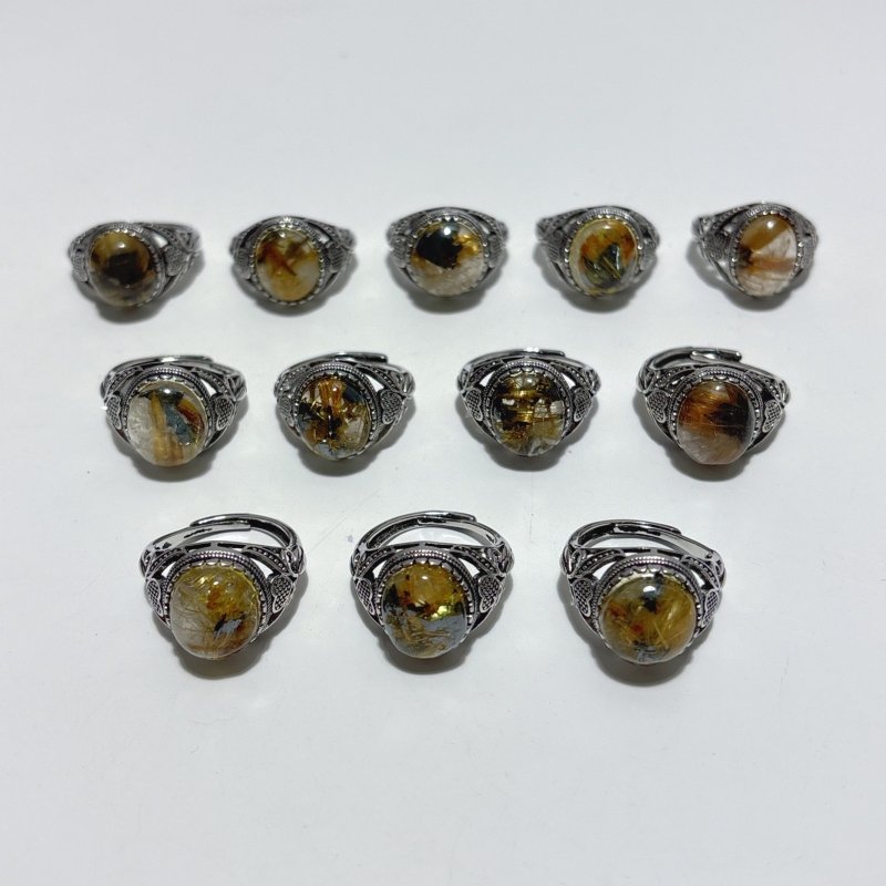 Beautiful Rutile Quartz Crystal Ring Wholesale - Wholesale Crystals