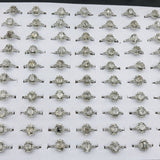 Beautiful Tibet Quartz Crystal Raw Stone Ring Wholesale -Wholesale Crystals