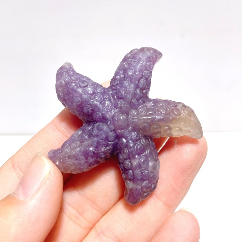 Beautiful Unicorn Stone Starfish Carving Wholesale - Wholesale Crystals