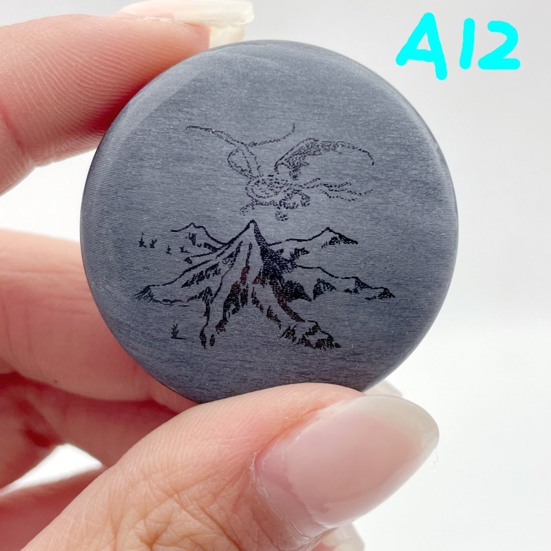 Black Obsidian Engraved The Lord of the Rings Wholesale - Wholesale Crystals