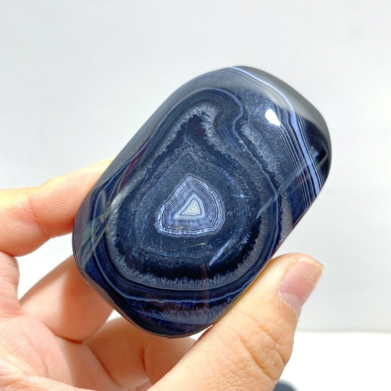 Black Stripe Agate Palm Wholesale - Wholesale Crystals