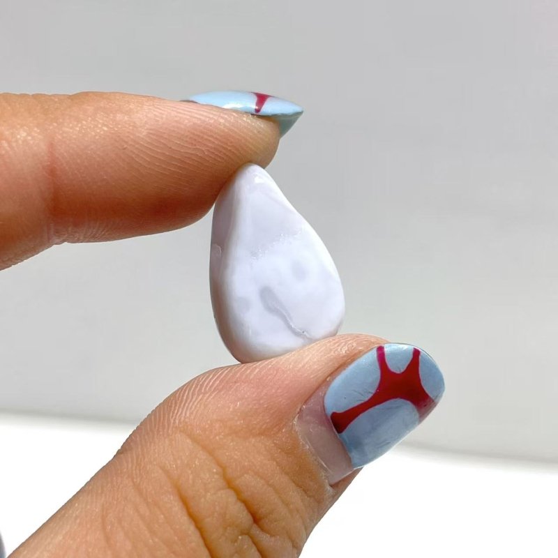 Blue Lace Agate Chips Small Tumbled Wholesale - Wholesale Crystals