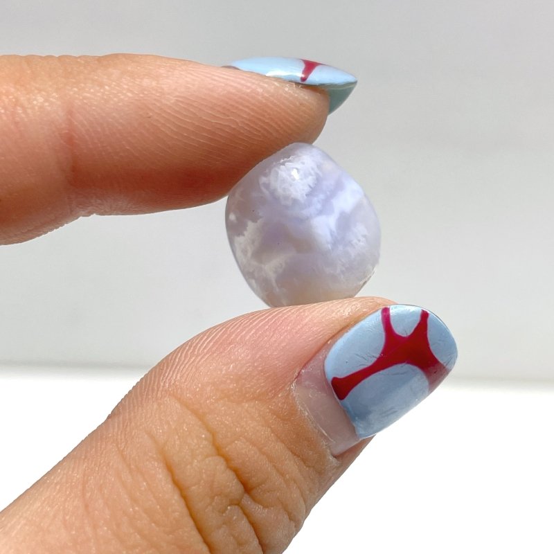 Blue Lace Agate Chips Small Tumbled Wholesale - Wholesale Crystals