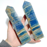 Blue Onyx Four - sided Tower Point Wholesale - Wholesale Crystals