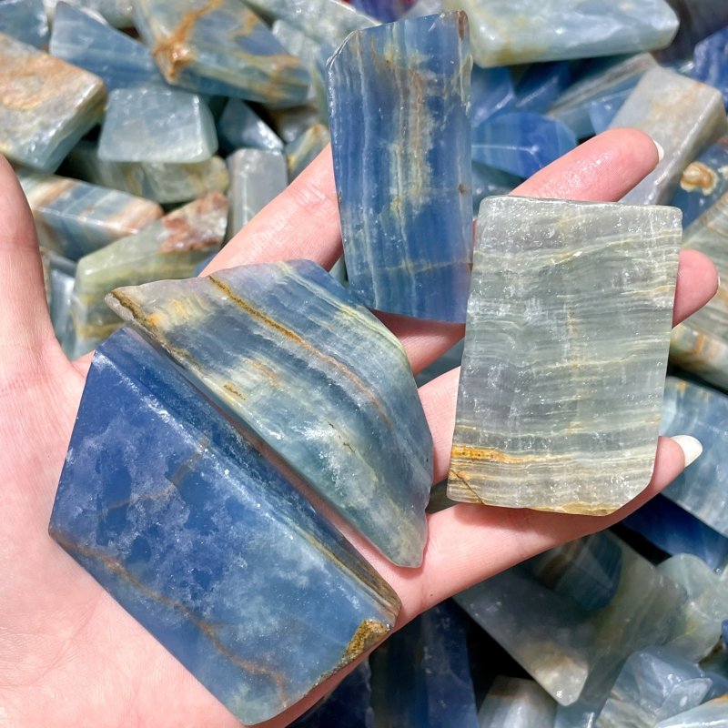 Blue Onyx Slab Freeform Wholesale Closeout - Wholesale Crystals