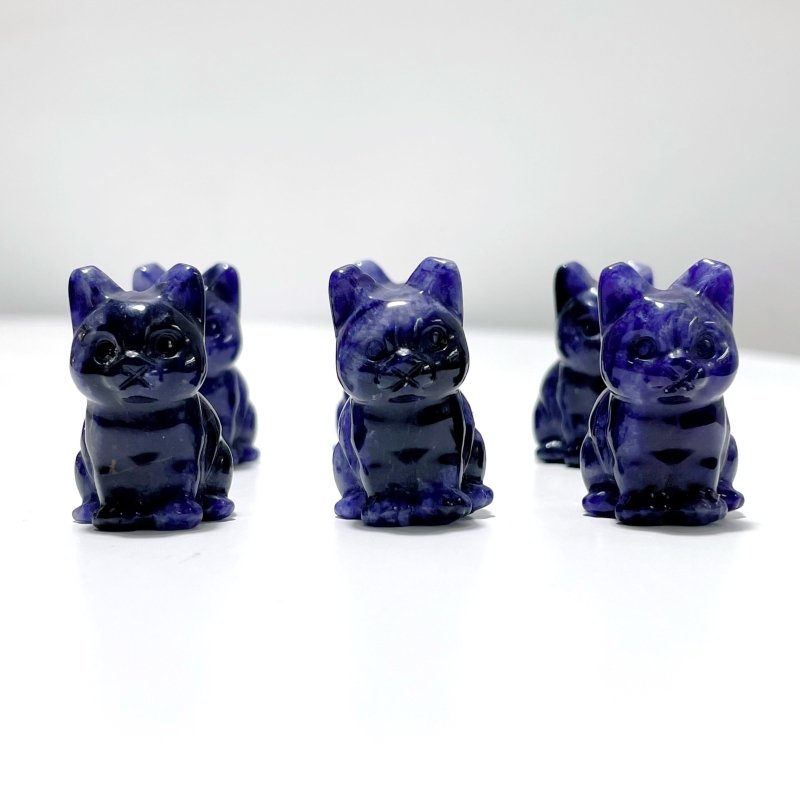 Blue Sodalite Cat Carving Wholesale - Wholesale Crystals