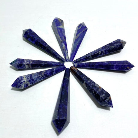 Blue Sodalite Point Magic Scepter Wand Wholesale - Wholesale Crystals