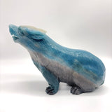 Blue Trolleite Wolf Crystal Carving -Wholesale Crystals