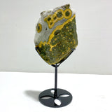 Unique 8th Vein Ocean Jasper Slab With Stand #3