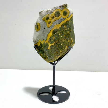 Unique 8th Vein Ocean Jasper Slab With Stand #3