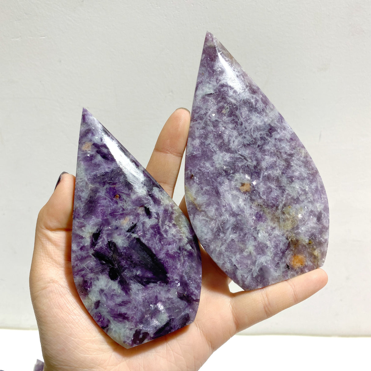 13 Pieces Spark Lepidolite Arrow Head Shape