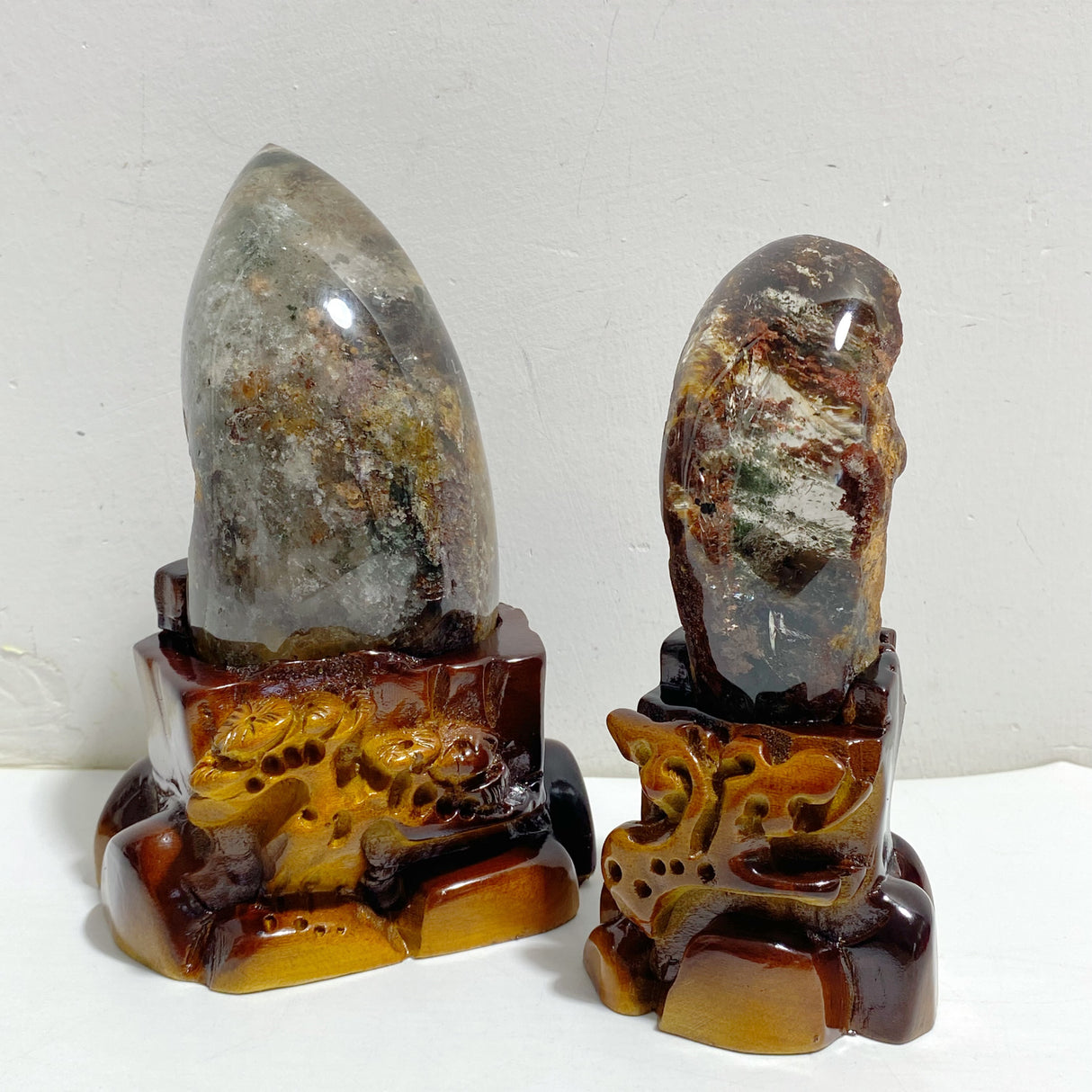 2 Pieces Garden Quartz With Stand