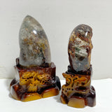 2 Pieces Garden Quartz With Stand