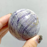 27 Pieces Purple Stripe Jasper Spheres