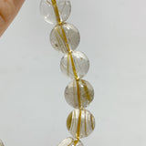 High Grade Gold Rutile Quartz Crystal Bracelet