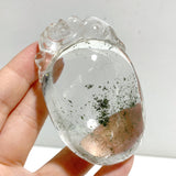 Unique Garden Quartz Chinese Dragon Carving For Making Jewelry DIY Pendant