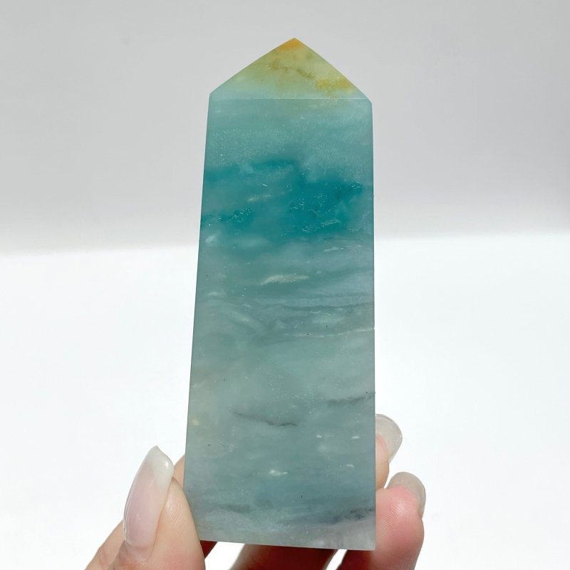 Caribbean Calcite Four - Sided Point Tower Wholesale - Wholesale Crystals