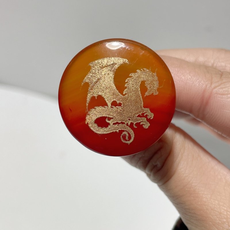 Carnelian Engraved Dragon Car Air Vent Clips Wholesale Car Accessories - Wholesale Crystals