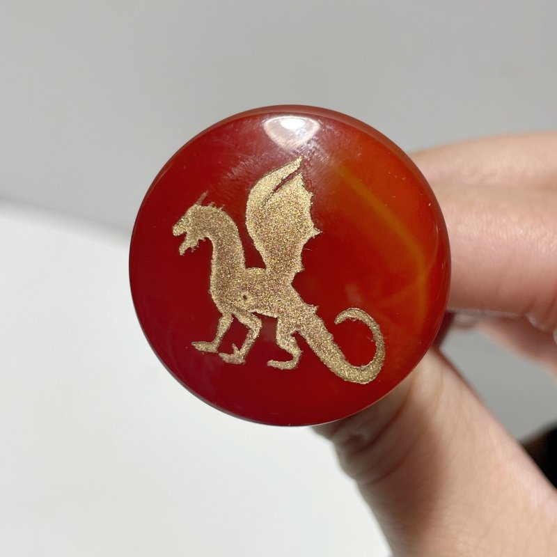 Carnelian Engraved Dragon Car Air Vent Clips Wholesale Car Accessories - Wholesale Crystals