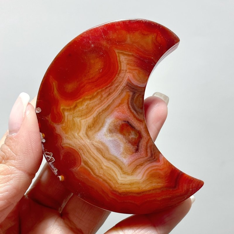 Carnelian Moon Shape Wholesale - Wholesale Crystals