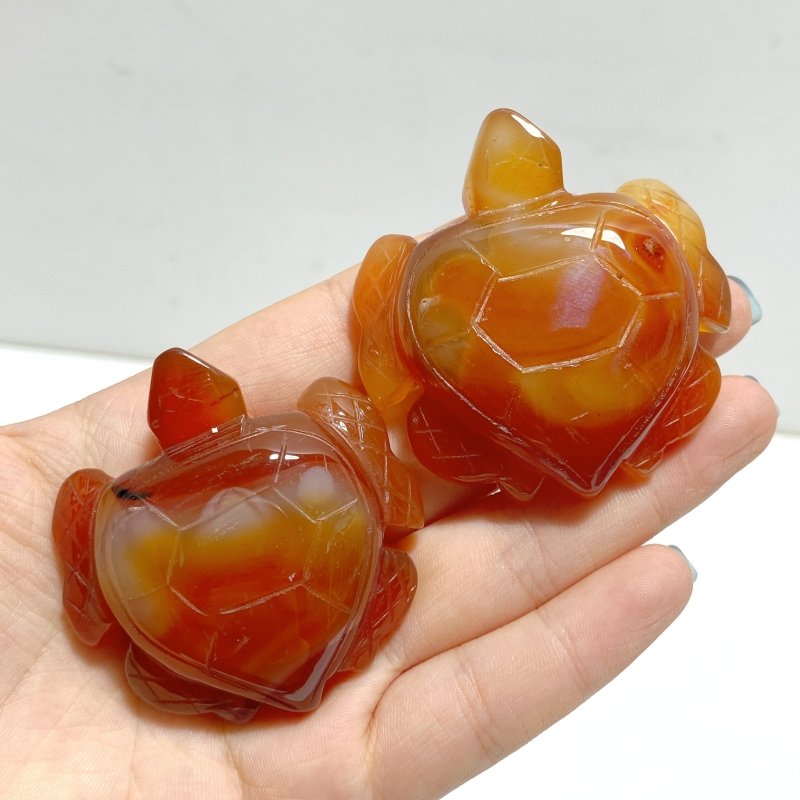 Carnelian Sea Turtle Carving Wholesale - Wholesale Crystals