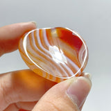 Carnelian Worry Stones Heart Wholesale - Wholesale Crystals
