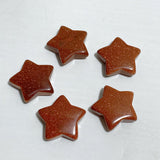 4 Types 3CM Star Carving Wholesale Africa Blood Stone Blue Sandstone