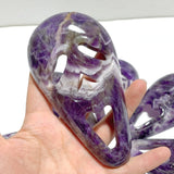 Chevron Amethyst Ghost Mask Carving Halloween Wholesale - Wholesale Crystals