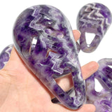 Chevron Amethyst Ghost Mask Carving Halloween Wholesale - Wholesale Crystals