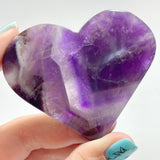 Chevron Amethyst Heart Shape Wholesale - Wholesale Crystals
