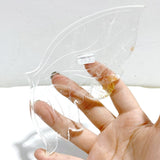 Clear Quartz Butterfly Wing Carving With Stand -Wholesale Crystals