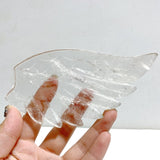 Clear Quartz Heart Wing Carving With Stand -Wholesale Crystals