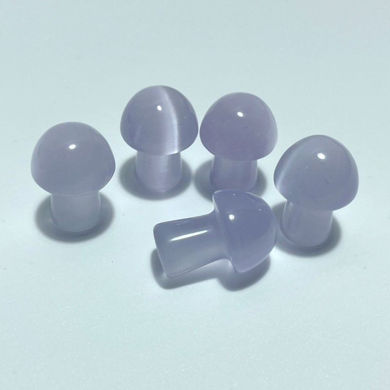 Colorful Glass Cat Eye Mushrooms Wholesale (man made) - Wholesale Crystals