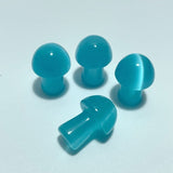 Colorful Glass Cat Eye Mushrooms Wholesale (man made) - Wholesale Crystals