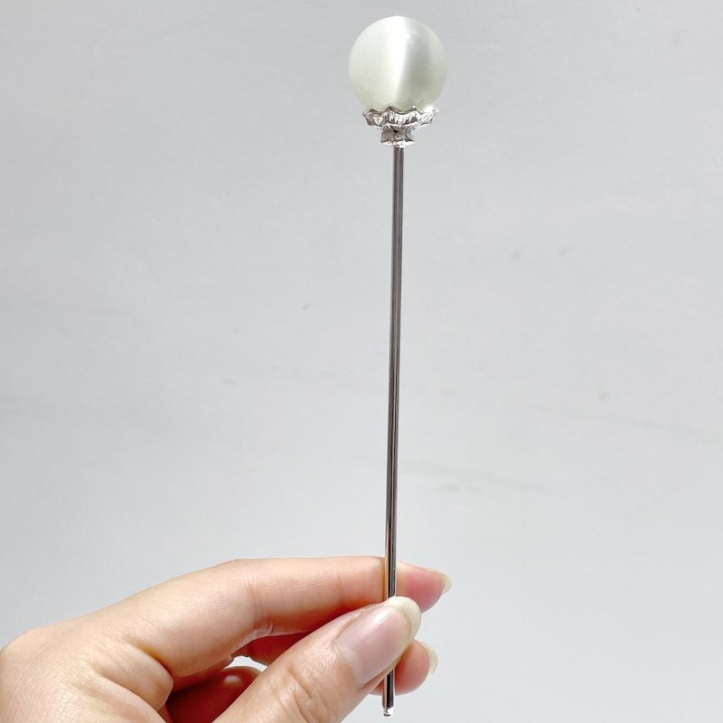 Colorful Glass Cat Eye Small Sphere Hairpin Wholesale - Wholesale Crystals