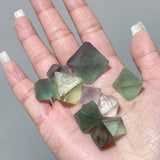 Colourful Fluorite Raw Octahedron Gift Box Wholesale Shrink Wrap Packaging - Wholesale Crystals