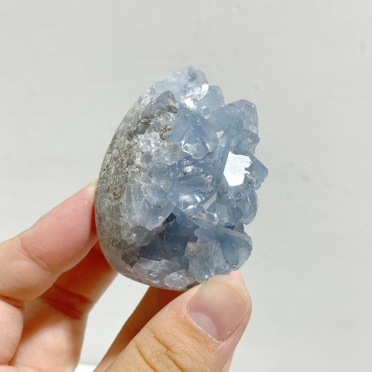 Geode Blue Celestite Egg Shape Wholesale