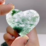 Green Mica Mixed Quartz Heart Wholesale