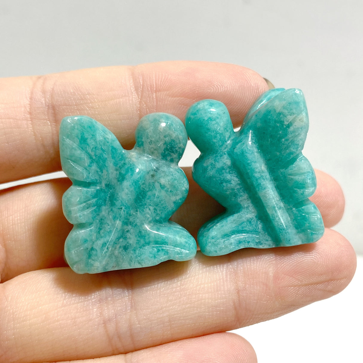 Amazonite Butterfly Fairy Carving Wholesale