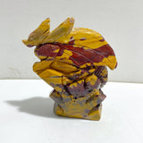 Unique Mookaite Flying Dragon Castle Carving #7