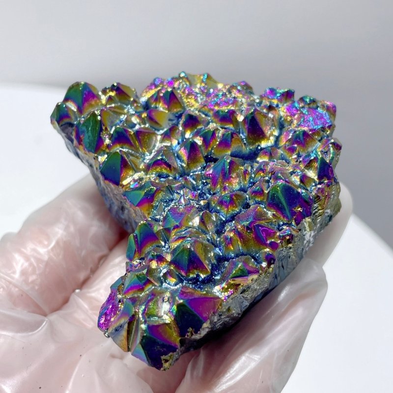 Dark Aura Clear Quartz Cluster Wholesale - Wholesale Crystals