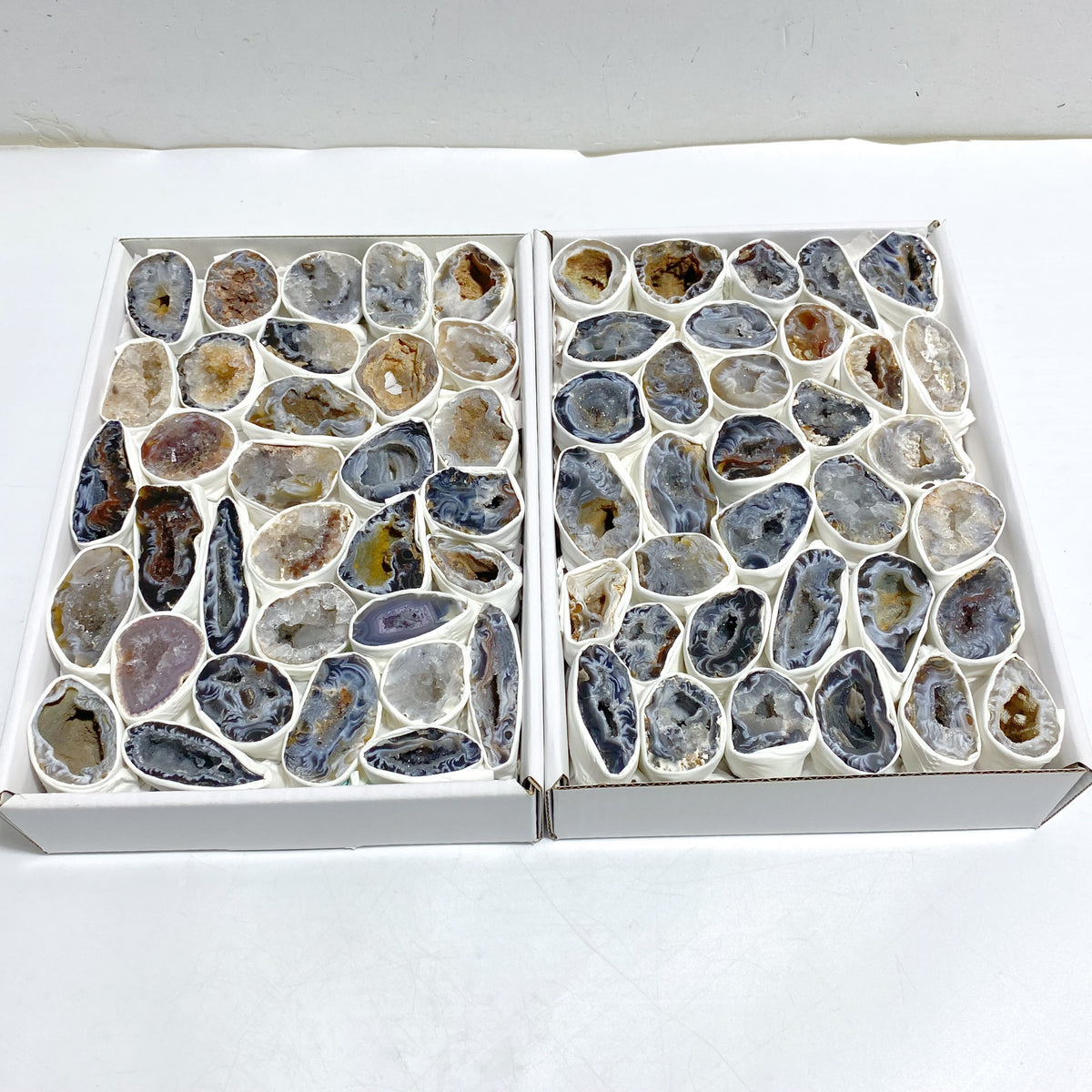 Agate Geode Crystal 25-35pcs A Set Box Wholesale
