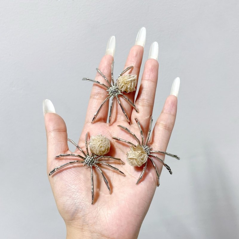 Desert Rose Spider Ornament Handmade Alloy Spider Wholesale - Wholesale Crystals