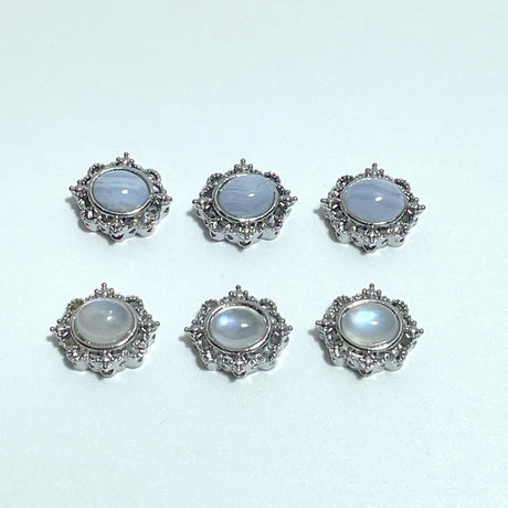 DIY Accessories Moonstone Blue Lace Agate Wholesale - Wholesale Crystals