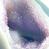 Druzy Geode Amethyst Mixed Agate Large Skull Carving - Wholesale Crystals