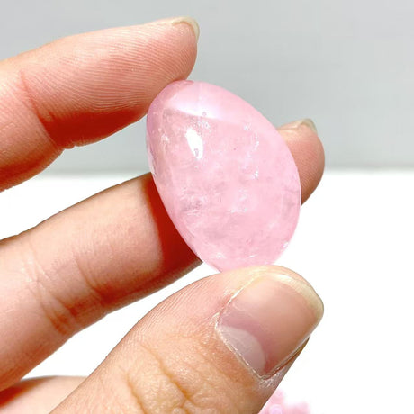 Pink Aura Rose Quartz Small Tumbled Wholesale Clearance