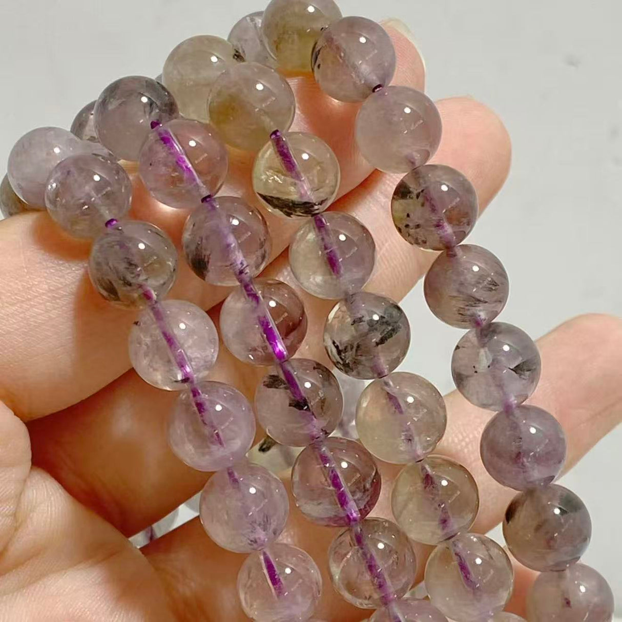 10 Pieces 9mm Auralite 23 Bracelets