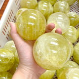 37 Pieces Beautiful Citrine Spheres (Sea Freight Only)
